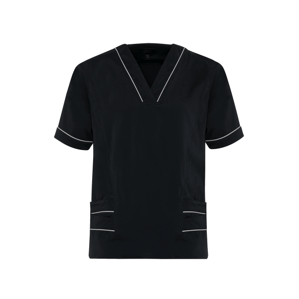 Black Medical Uniform Surgical Shirt For Men